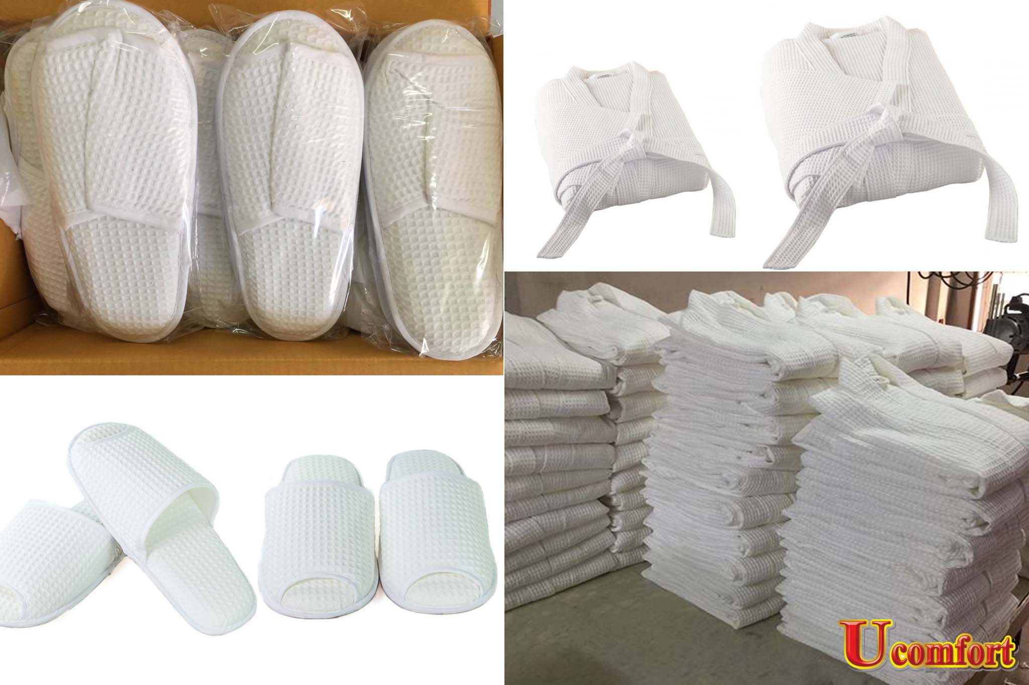 รองเท้าสลิปเปอร์ เสื้อคลุมอาบน้ำ ucomfort ราคาส่งจากโรงงาน